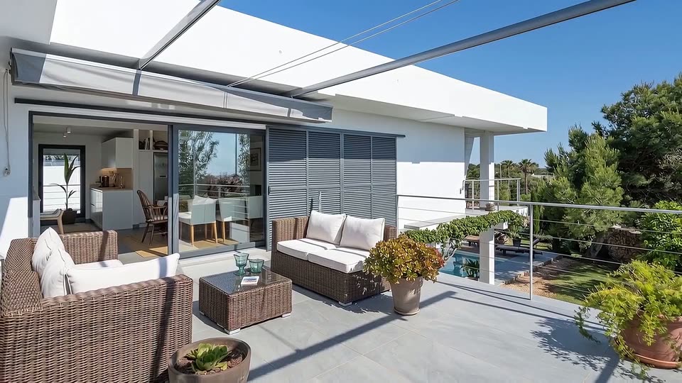 A country estate creative built from listing photographs